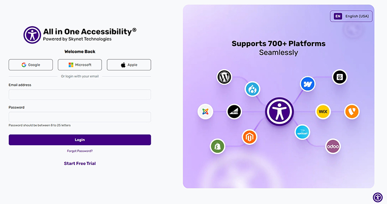 website accessibility widget icon Type