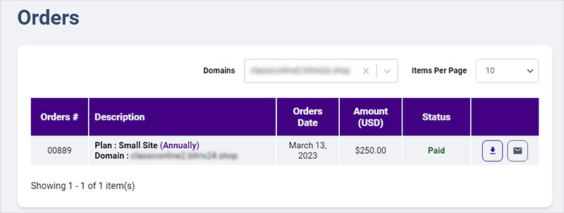All in One Accessibility billing