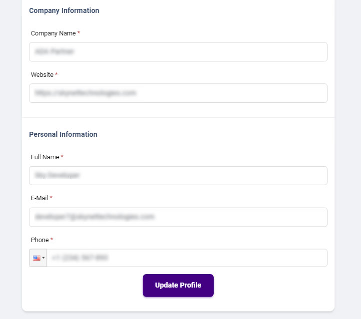 All in One Accessibility - change information