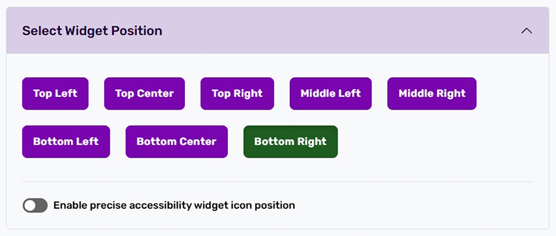 website accessibility widget icon